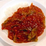 辛さピリピリ☆辛いししとうのキーマカレー